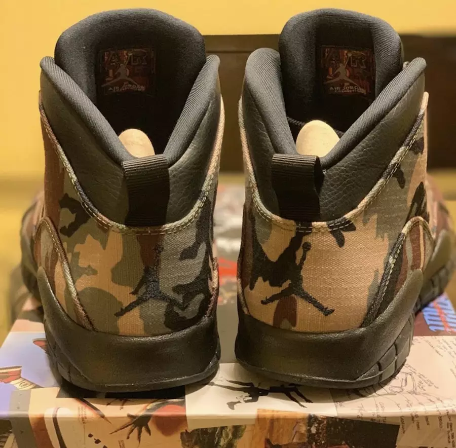 Air Jordan 10 Camo 310805-201 Megjelenés dátuma