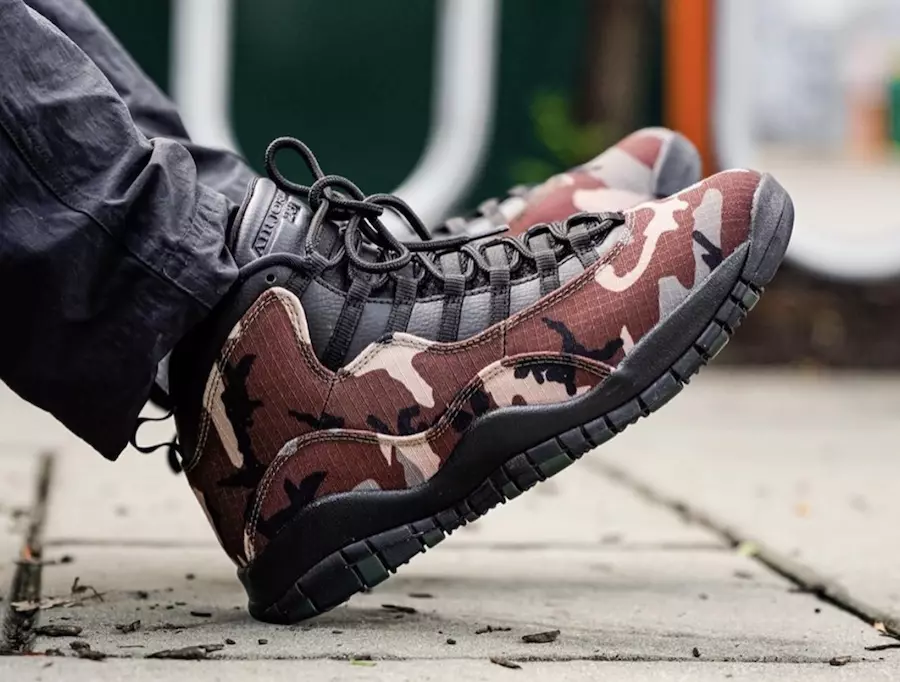 Air Jordan 10 Woodland Camo 310805-201 Data ta' Rilaxx