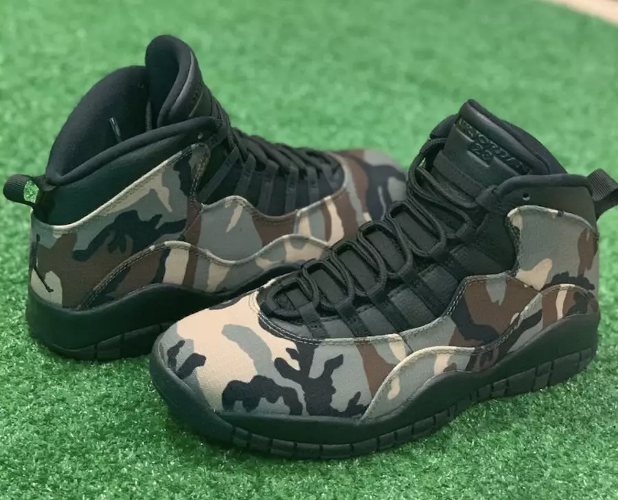 Air Jordan 10 Desert Camo Black Light Chocolate 310805-201 Ημερομηνία κυκλοφορίας