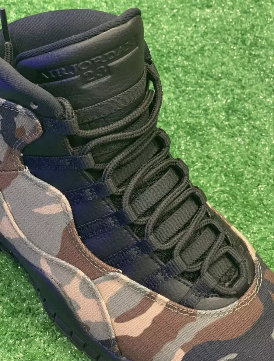 Air Jordan 10 Desert Camo Qara Açıq Şokolad 310805-201 Buraxılış Tarixi