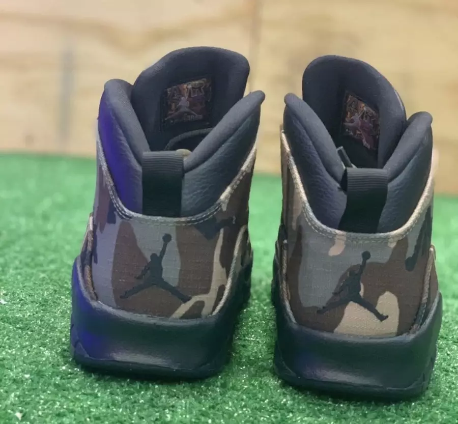 Air Jordan 10 Desert Camo Black Light Chocolate 310805-201 Útgáfudagur