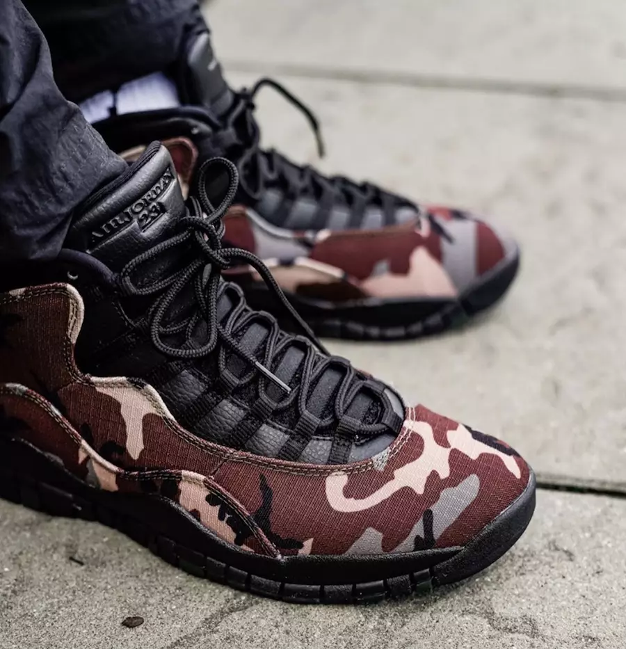 Air Jordan 10 Woodland Camo 310805-201 Data di rilascio