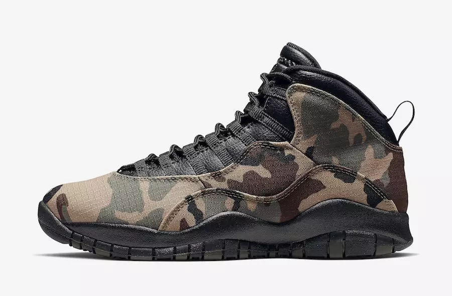 Air Jordan 10 Camo 310805-201 Utgivningsdatum Pris