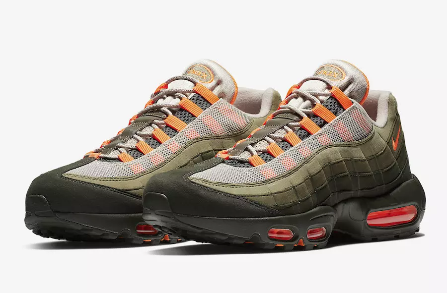 Nike Air Max 95 Neutral Olive Total Orange AT2865-200 Datum izlaska