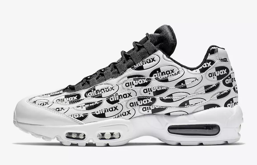 Nike Air Max 95 Premium White Black 538416-103 გამოშვების თარიღი