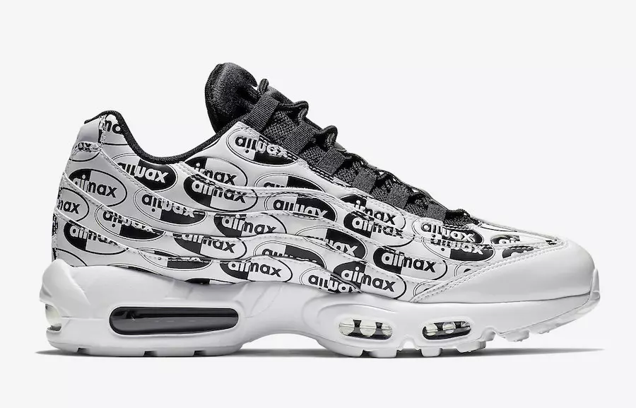 Nike Air Max 95 Premium White Black 538416-103 Išleidimo data