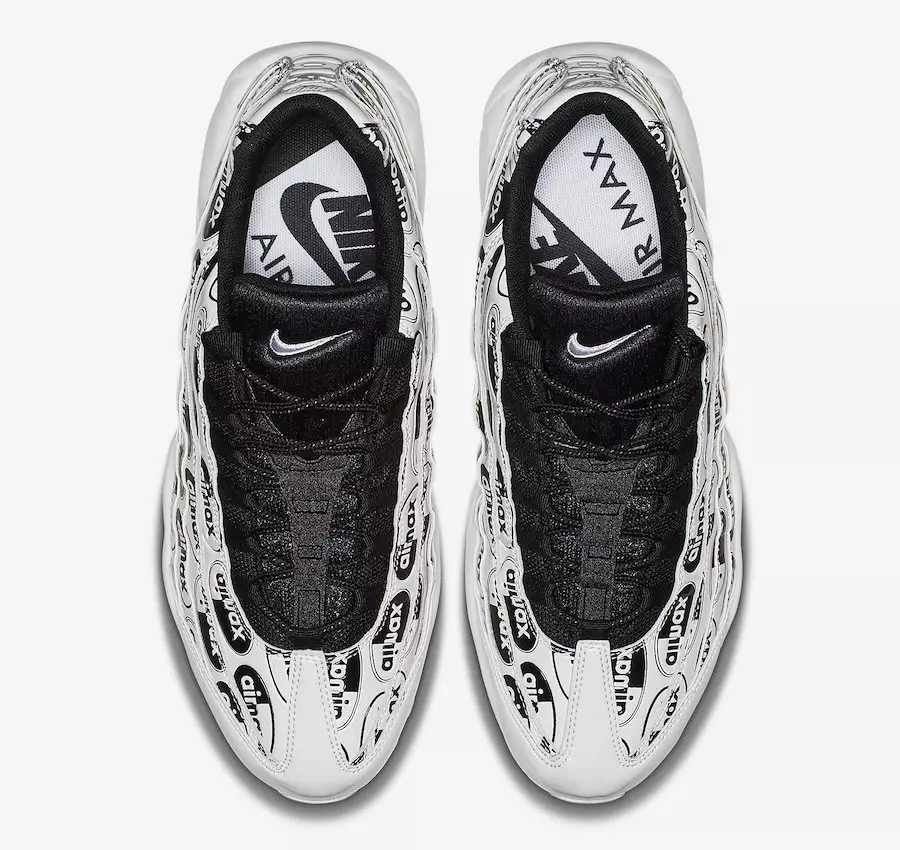 Nike Air Max 95 Premium White Black 538416-103 გამოშვების თარიღი