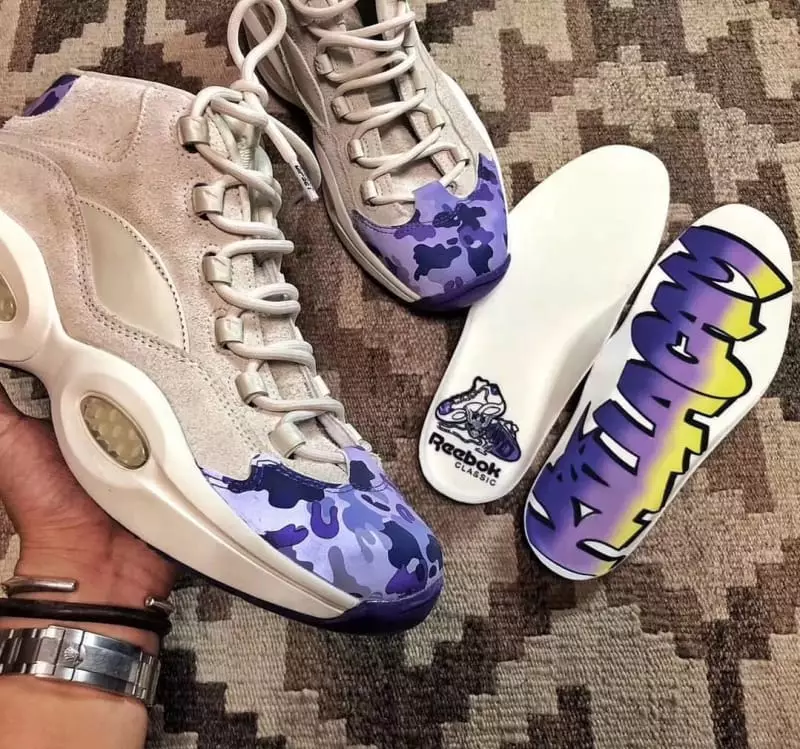 Cam'ron Reebok Питання Dipset Purple Camo Дата випуску