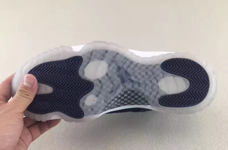 Air Jordan 11 Low IE Navy 2017 izlaišanas datums ārējā zole