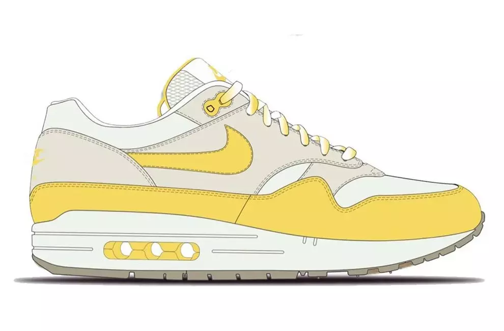 Nike Air Max 1 White Sarı 2022 Buraxılış Tarixi