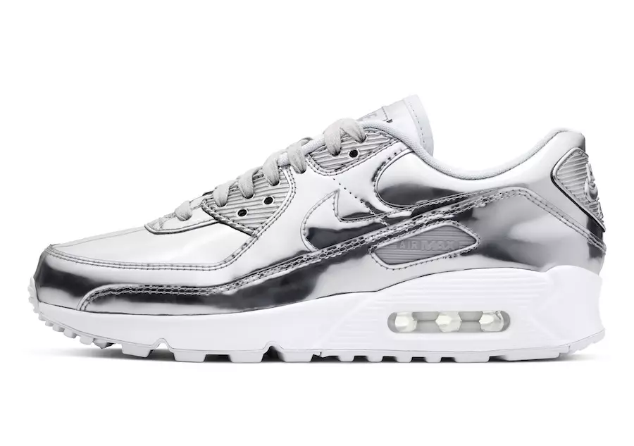 Nike Air Max 90 זילבער מעטאַלליק פּאַק