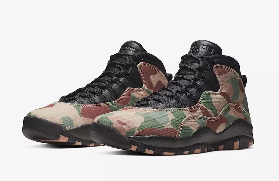 Air Jordan 10 Desert Camo 310805-200 გამოშვების თარიღი