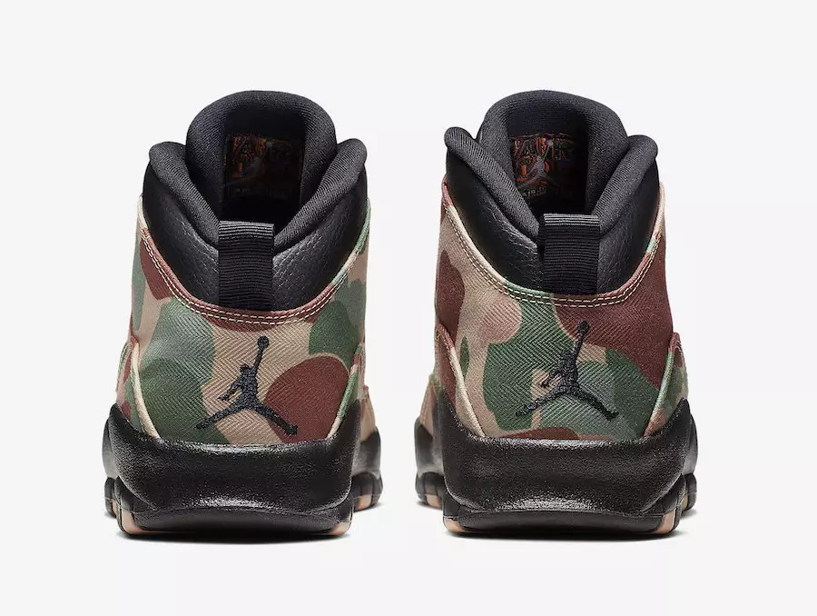 Air Jordan 10 Desert Camo 310805-200 מעלדונג טאָג