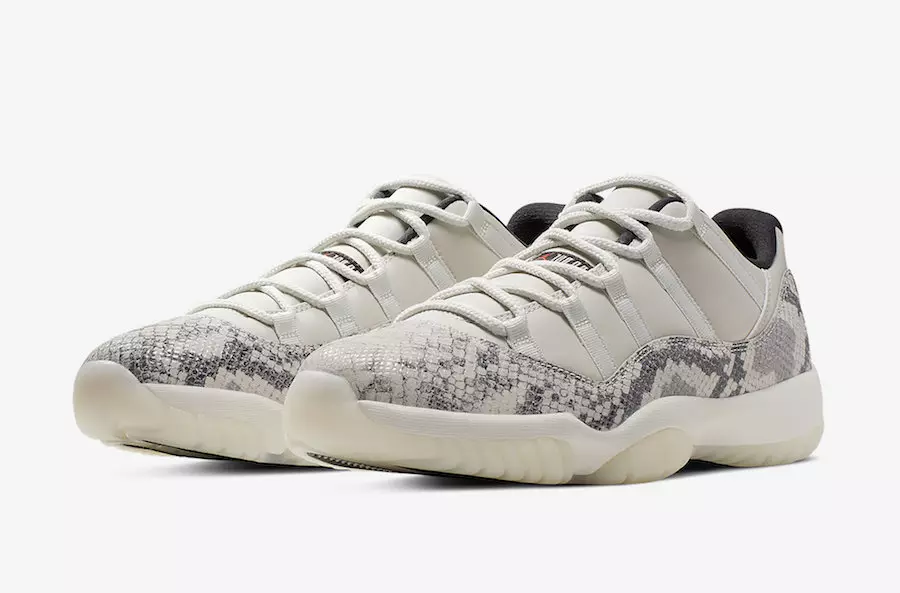 Air Jordan 11 Low Light Bone Snakeskin CD6846-002 تاریخ عرضه قیمت