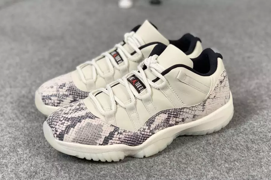 Air Jordan 11 Low Light Bone Snakeskin CD6846-002 Ipprezzar tad-Data tal-Ħruġ