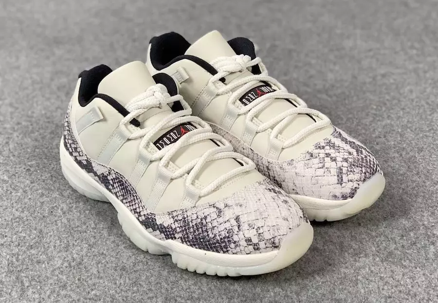 Air Jordan 11 Low Light Bone Snakeskin CD6846-002 Дата на издаване Цени