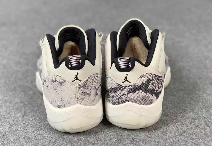 Air Jordan 11 Low Light Bone Snakeskin CD6846-002 ထုတ်ဝေသည့်နေ့ စျေးနှုန်း