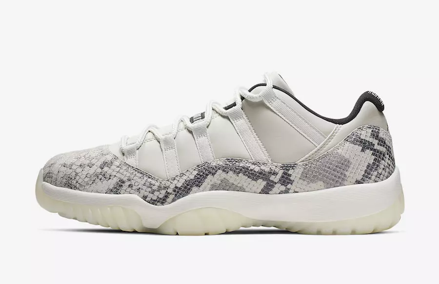 Air Jordan 11 Low Light Bone Snakeskin CD6846-002 Väljalaskekuupäev Hind