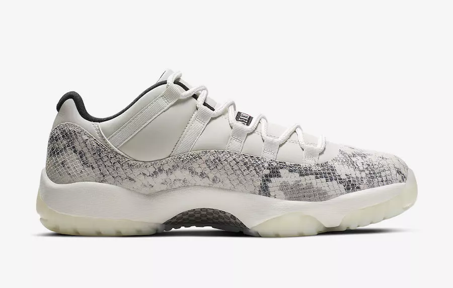 Air Jordan 11 Low Light Bone Snakeskin CD6846-002 Väljalaskekuupäev Hind