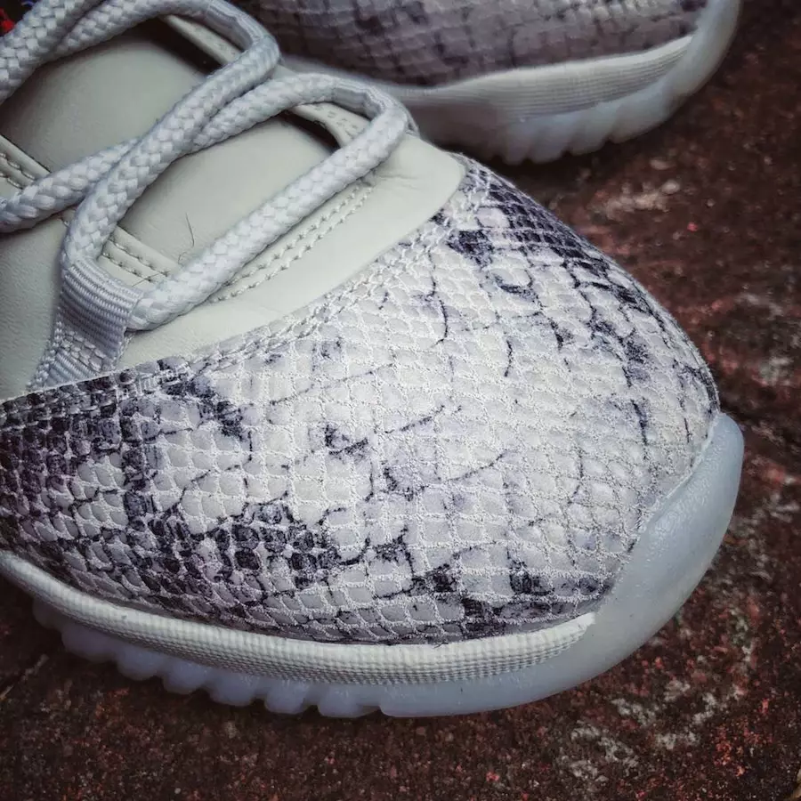 Air Jordan 11 Low Snakeskin Light Bone CD6846-002 قیمت تاریخ انتشار