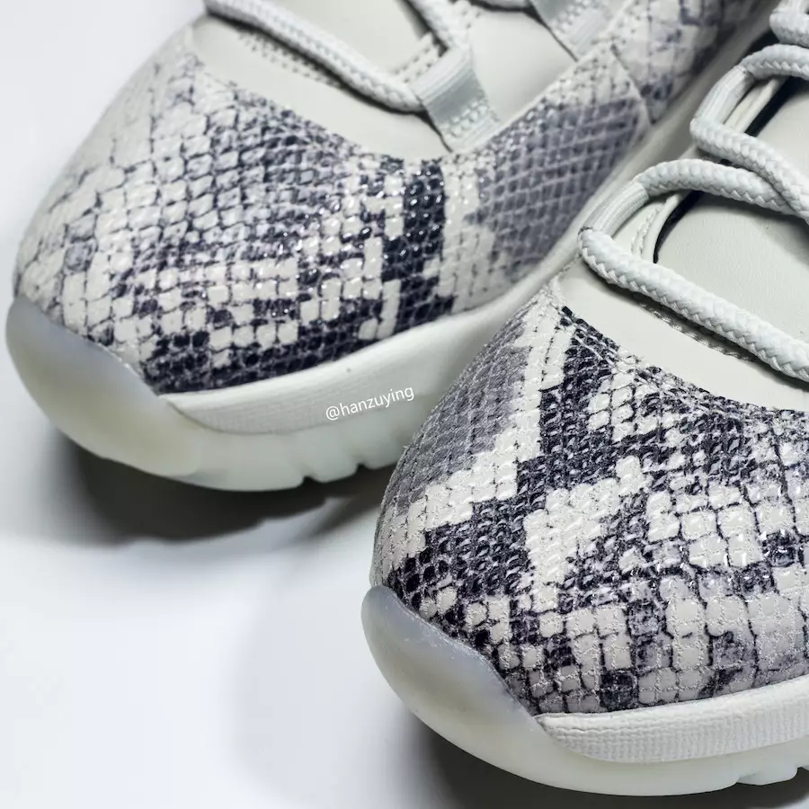 Air Jordan 11 Low Snakeskin Light Bone CD6846-002 2019 Datum vydání