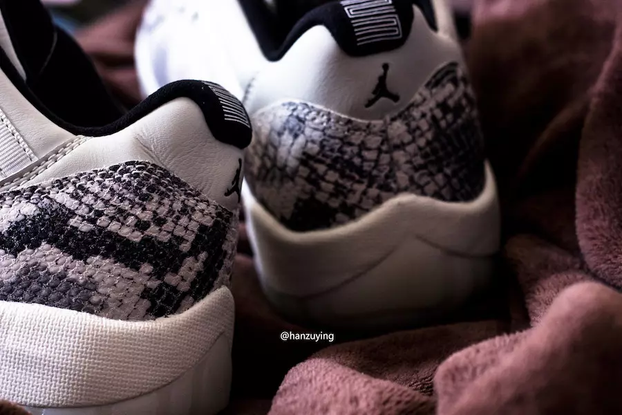 Air Jordan 11 Cnámh Éadrom Snakeskin Íseal CD6846-002 Dáta Eisiúna 2019