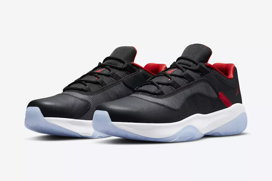 Air Jordan 11 CMFT Low nel classico nero/rosso con suole ghiacciate