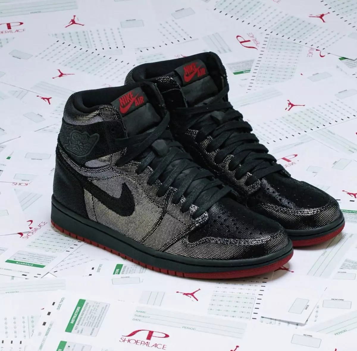 Air Jordan 1 SP Gina Scantron tests