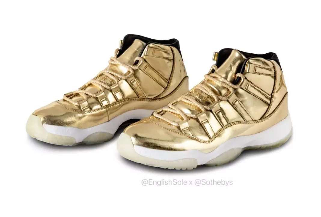 Usher Air Jordan 11 Gold Sample