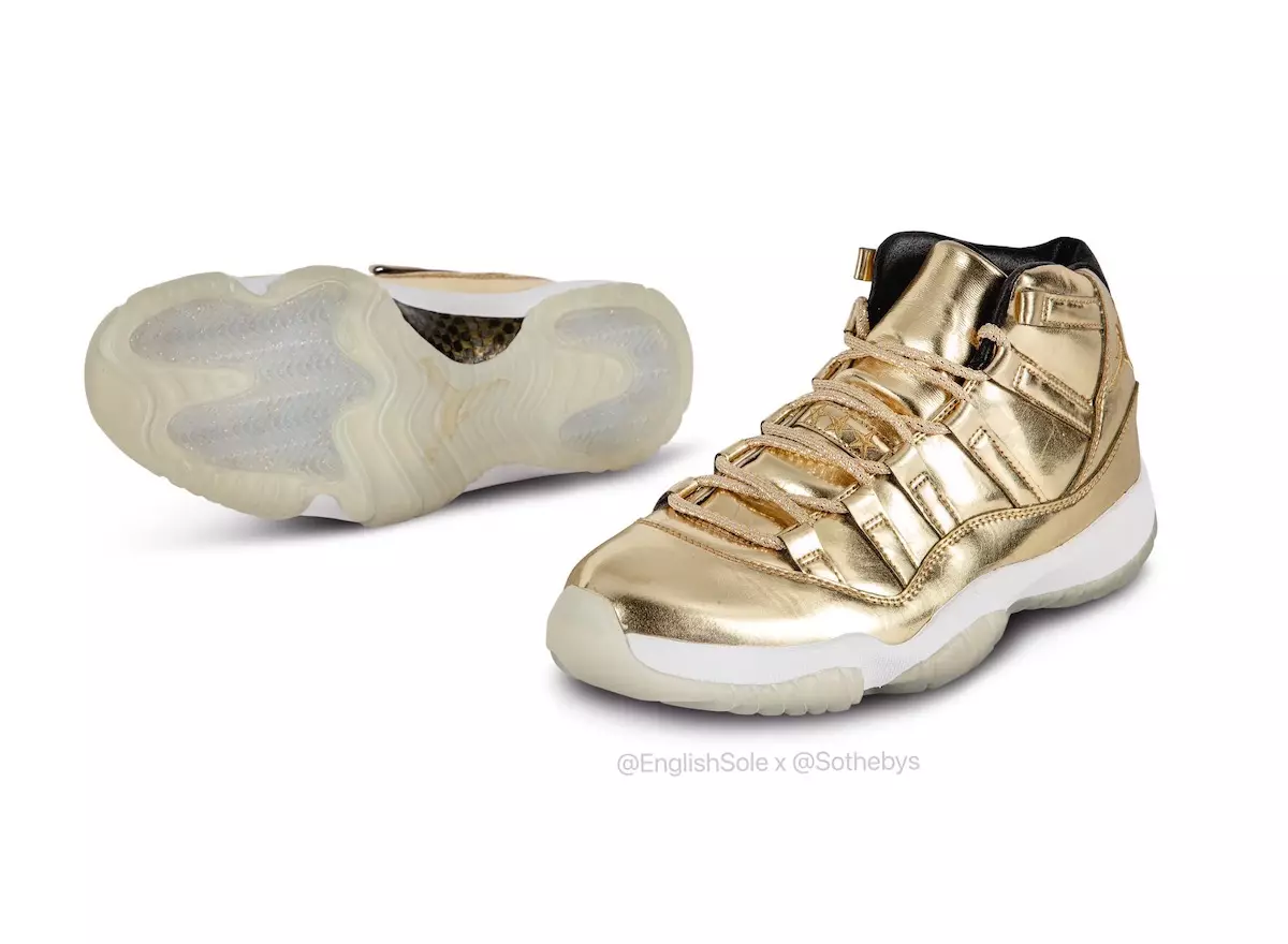 Usher Air Jordan 11 Oro Muestra