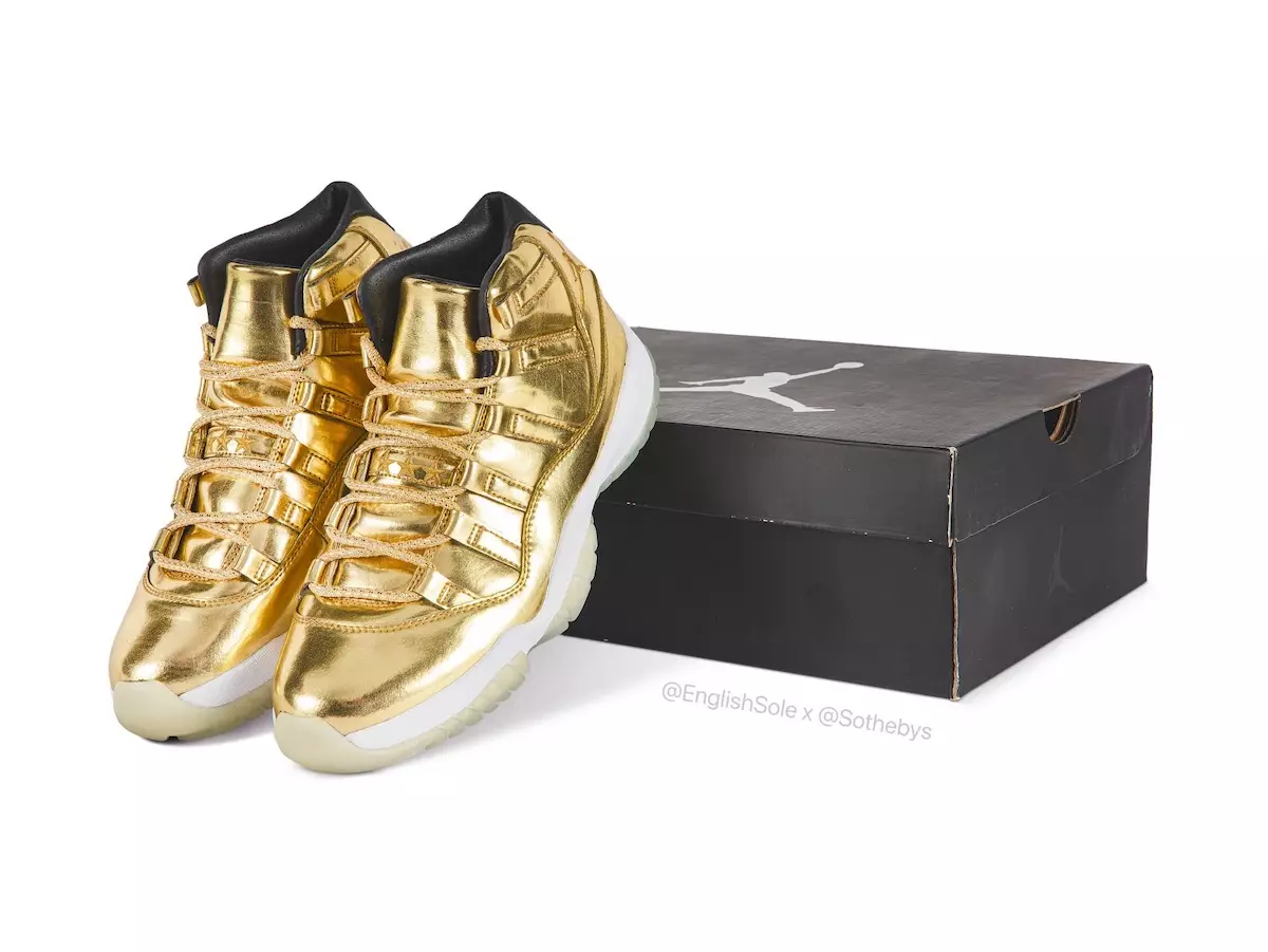 Usher Air Jordan 11 Gold Sample