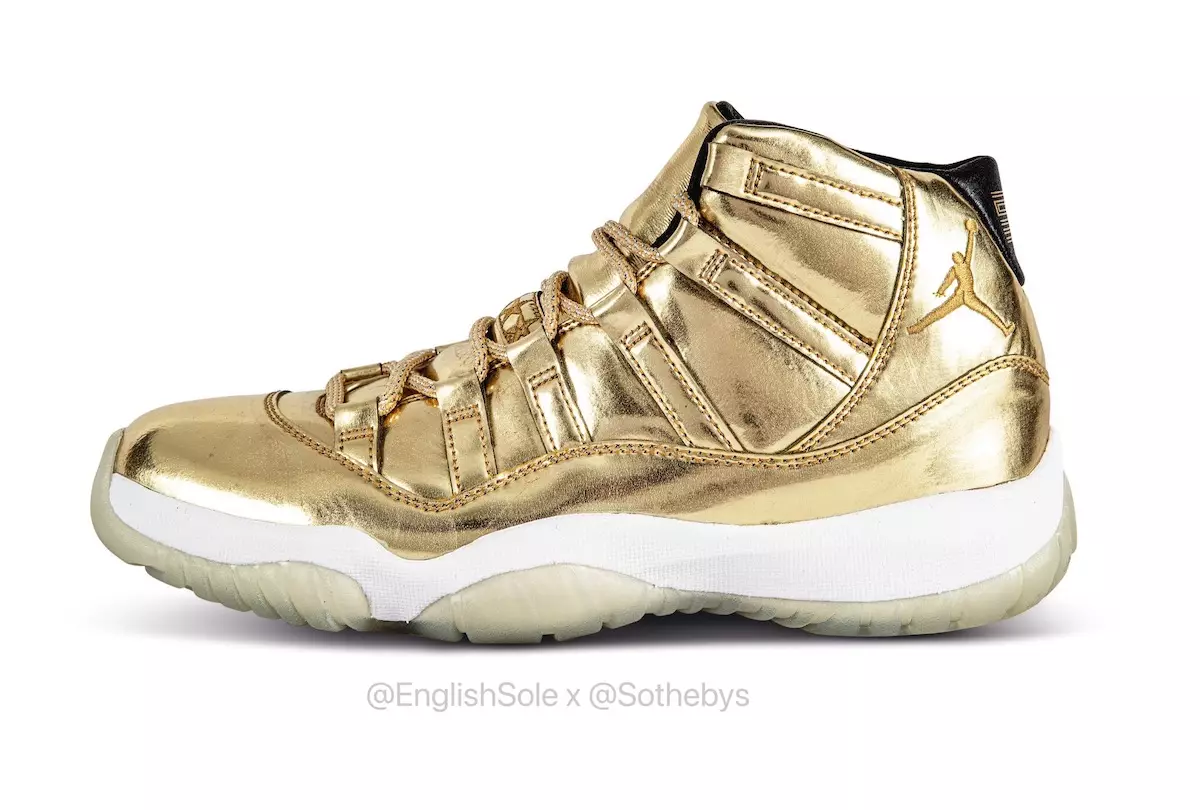 Usher Air Jordan 11 Gold Sample