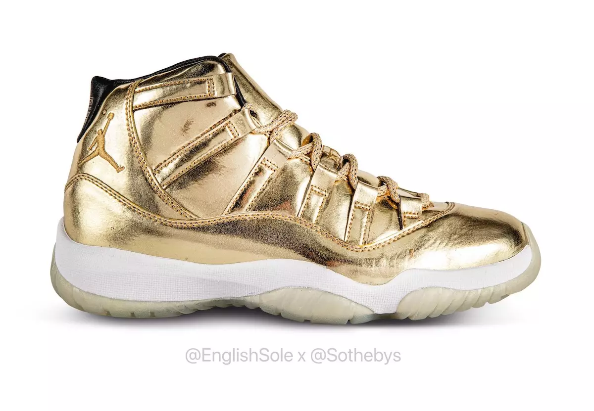 Usher Air Jordan 11 Gold Sample