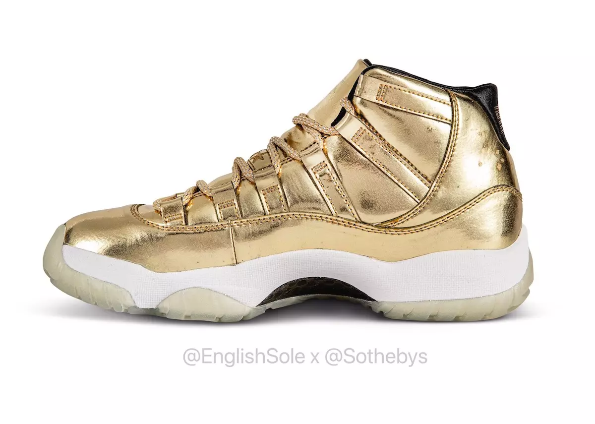 Usher Air Jordan 11 Gold Sample