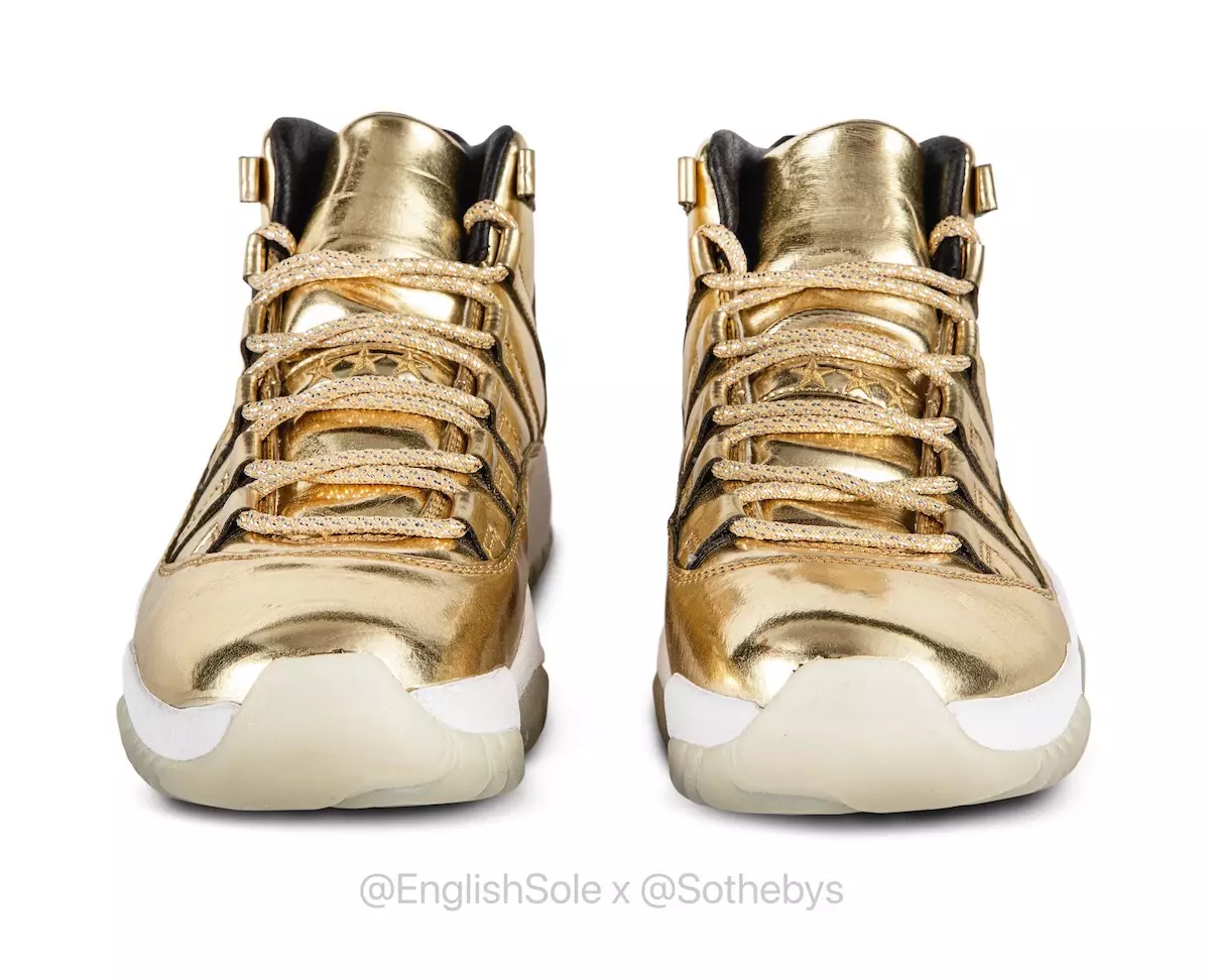 Usher Air Jordan 11 Oro Muestra