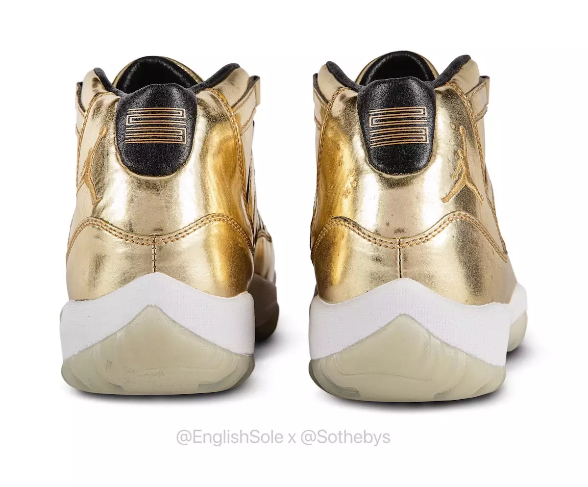 Usher Air Jordan 11 Gold Sample