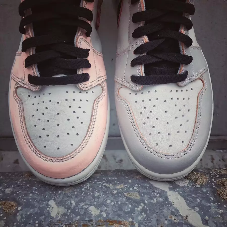 تاریخ انتشار Air Jordan 1 Light Bone Crimson Tint Hyper Pink CD6578-006