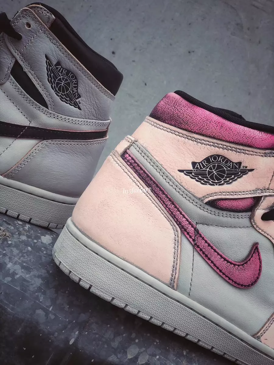 Air Jordan 1 Light Bone Crimson Tint Hyper Pink CD6578-006 تاريخ الإصدار