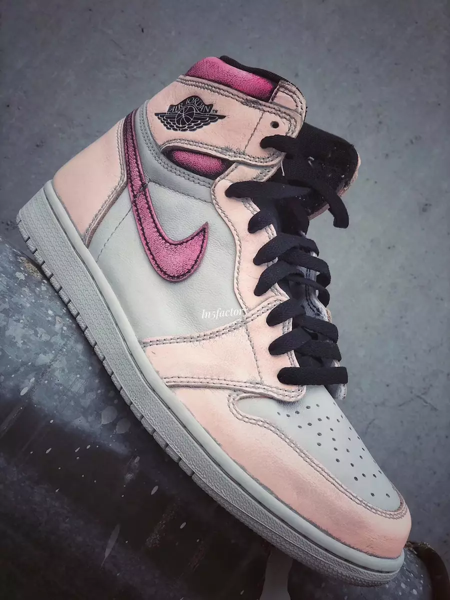 Air Jordan 1 Light Bone Crimson Tint Hyper Pink CD6578-006 Data de lançamento