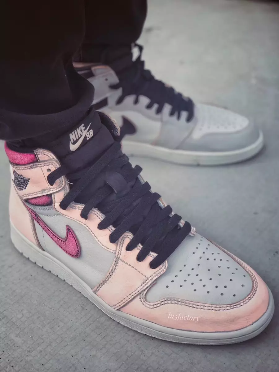 Air Jordan 1 Light Bone Crimson Tint Hyper Pink CD6578-006 Թողարկման ամսաթիվ