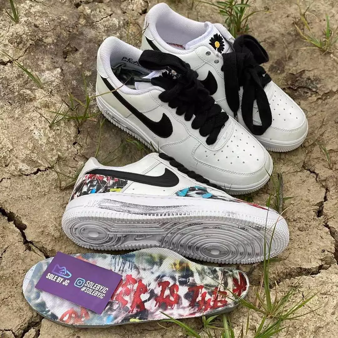 PEACEMINUSONE Nike Air Force 1 E bardhë e zezë DD3223-100 Data e publikimit