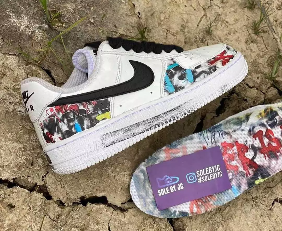 PEACEMINUSONE Nike Air Force 1 White Black DD3223-100 Дата на издаване