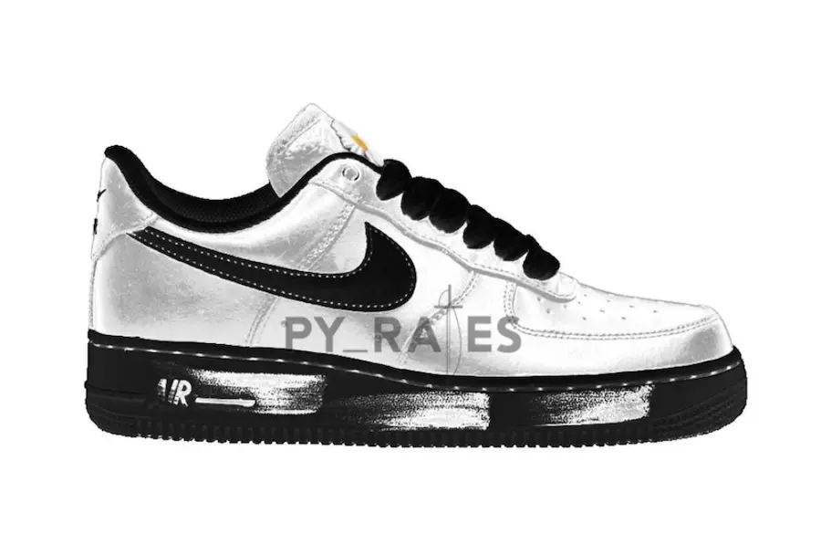 PEACEMINUSONE Nike Air Force 1 Para-noise White Black 2020 გამოშვების თარიღი