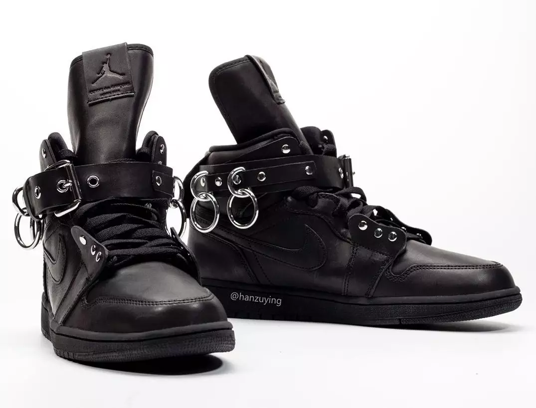 CDG Comme des Garcons Air Jordan 1 Black CN5738-001 Utgivelsesdato