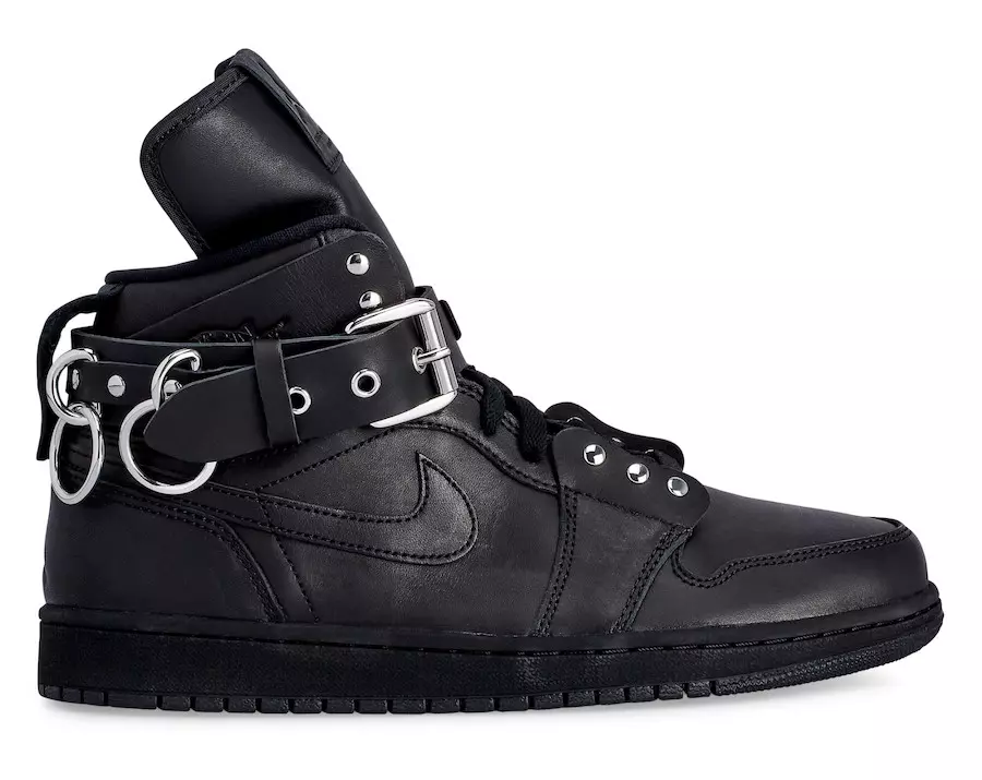 CDG Homme Plus Air Jordan 1 Black CN5738-001 Tanggal Rilis