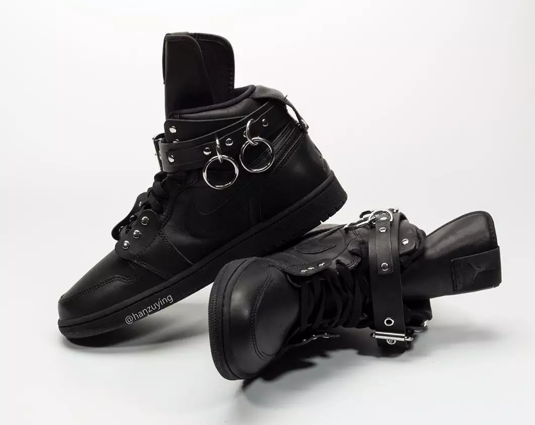 CDG Comme des Garcons Air Jordan 1 Black CN5738-001 Tarikh Tayangan