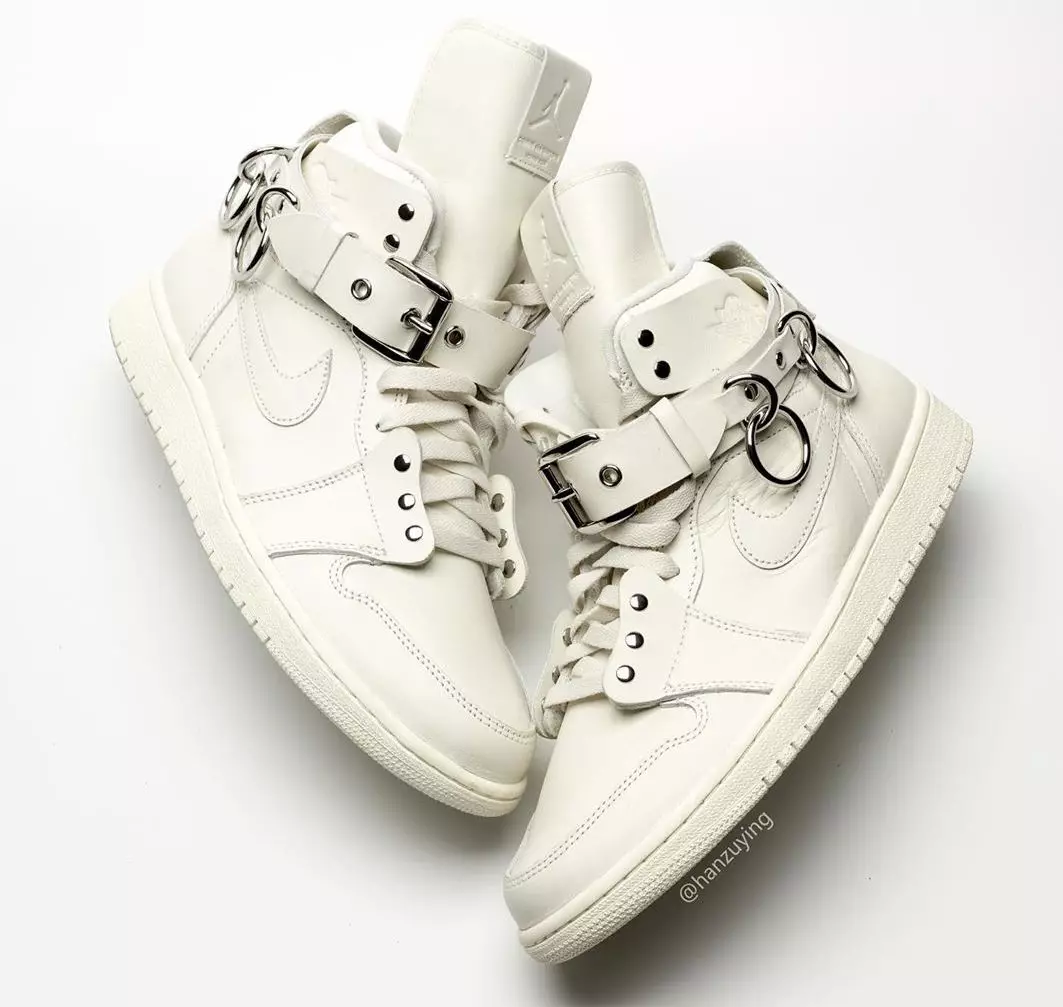 CDG Comme des Garcons Air Jordan 1 Branco CN5738-100 Data de lançamento