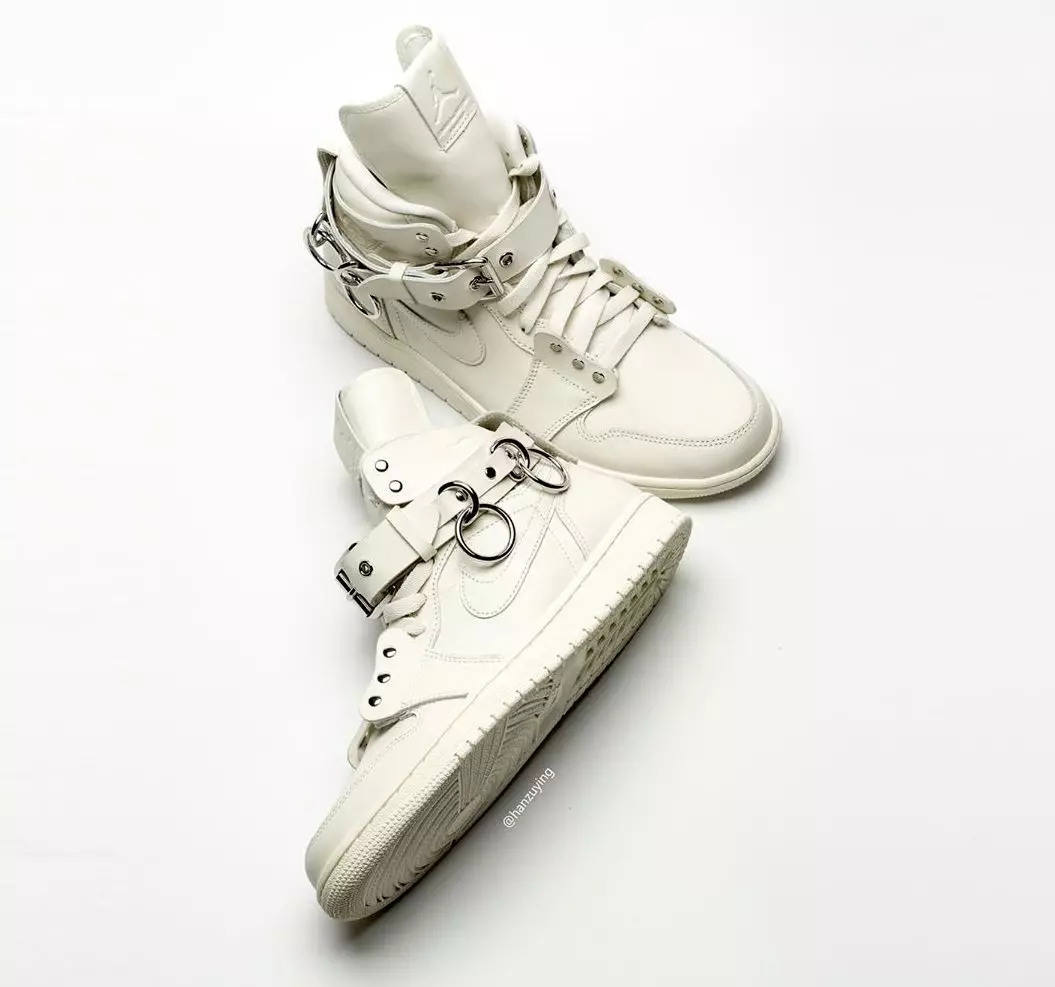 CDG Comme des Garcons Air Jordan 1 White CN5738-100 Data tar-Rilaxx