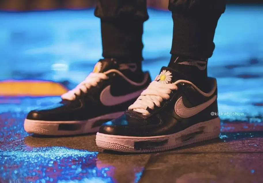 تاریخ انتشار PEACEMINUSONE Nike Air Force 1 Low Black White 2019