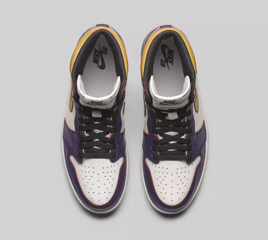 Nike SB Air Jordan 1 High OG Court Purple CD6578-507 تاريخ الإصدار